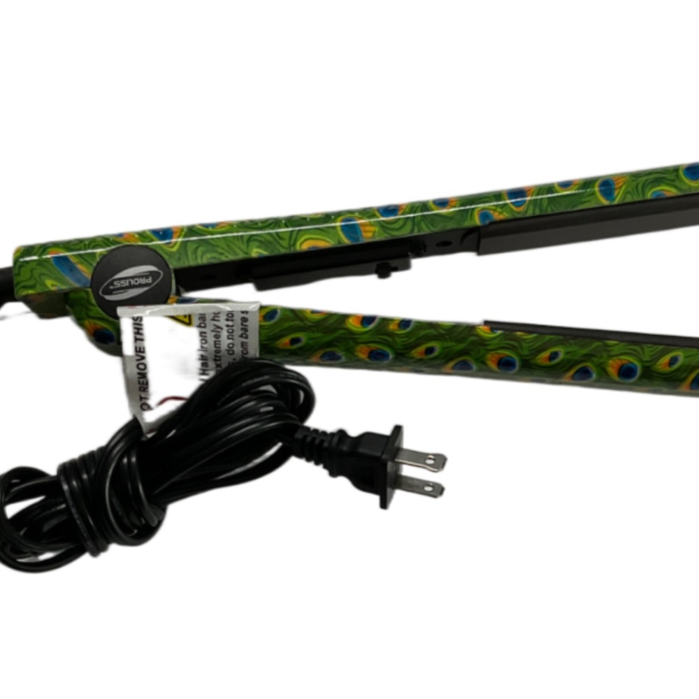 Proliss Peacock Infusion Ceramic Ionic 1.25" Hair Straightener Floating Plates
